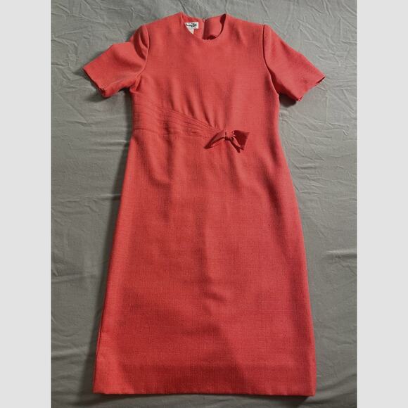 Vtg. 1960s Henry Lee Short Sleeve Dress - Picture 1 of 9